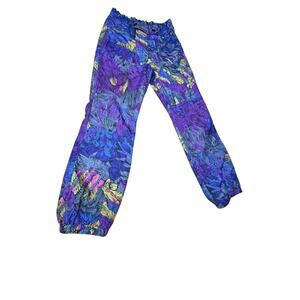 "Obermeyer" Vintage Multicolor Snowpants Gore-Tex Ladies SZ 12 Snowboarding Cool